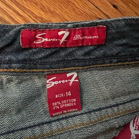 Seven jeans size 14 boot cut - Picture 6 of 8